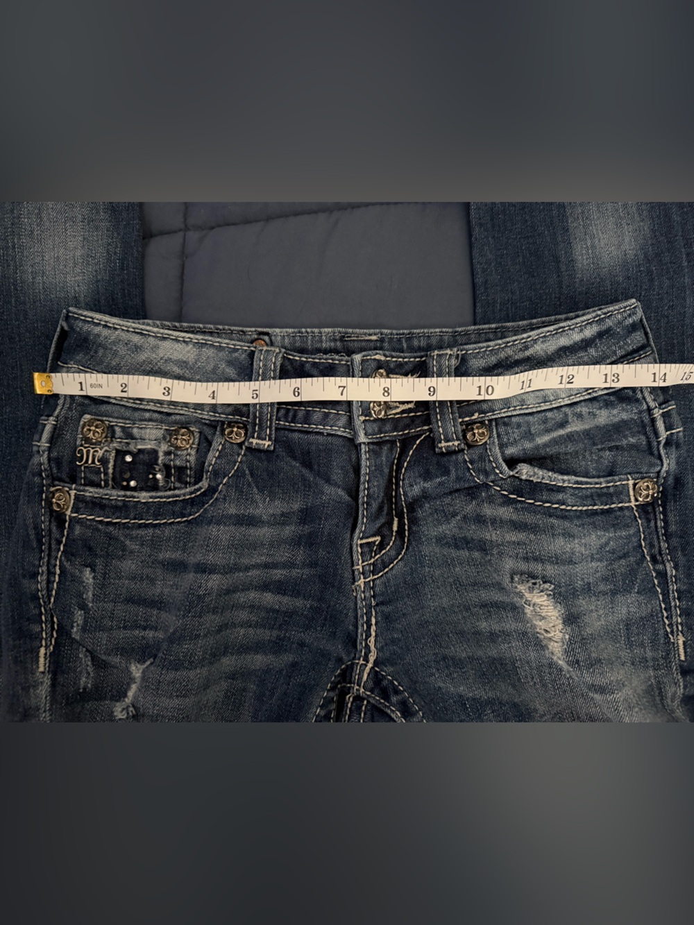 Miss Me Distressed Medium Wash Jeans - Picture 5 of 15